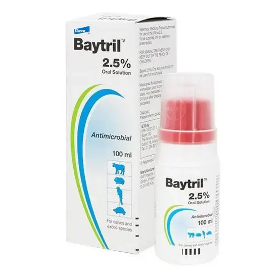 Baytril 25mg/ml Oral Solution 100ml | Enrofloxacin