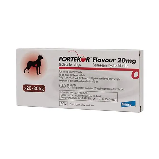 Fortekor Flavour Tablets for Dogs & Cats | Benazepril