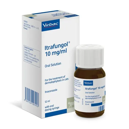 Itrafungol 10mg/ml Oral Solution for Cats 52ml