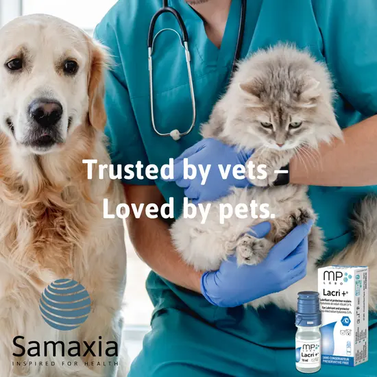 Samaxia Lacri+Lubricating and Protecting Eye Drops for Dogs and Cats Prone to Dry Eyes