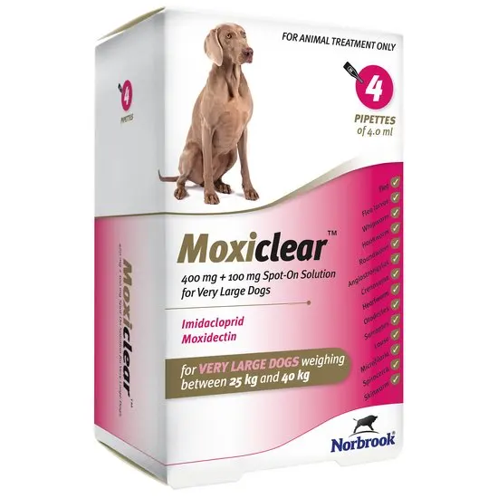 Moxiclear Spot-On Solution for Dogs, Cats and Ferrets