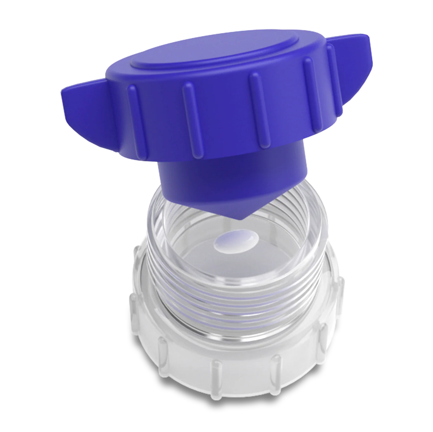 Clear plastic pill crusher device