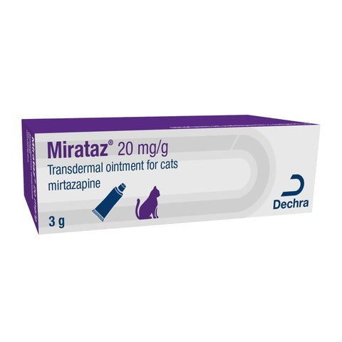 Mirataz 20mg/g Transdermal Ointment for Cats (3g)