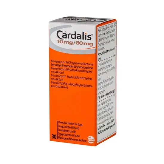 Cardalis 10mg/80mg tablets for dogs – heart failure medication