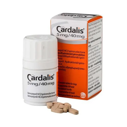 Cardalis 5mg/40mg tablets for dogs – heart failure medication