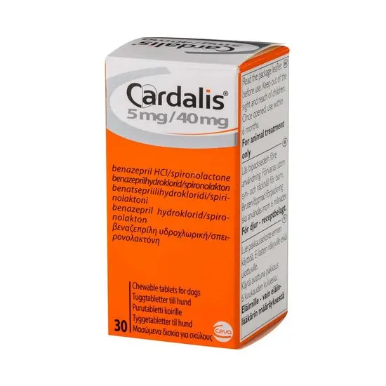 Cardalis 5mg/40mg tablets for dogs – heart failure medication