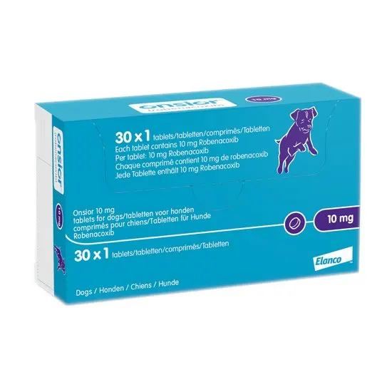 Onsior 10mg tablets for the treatment of acute pain and inflammation in dogs