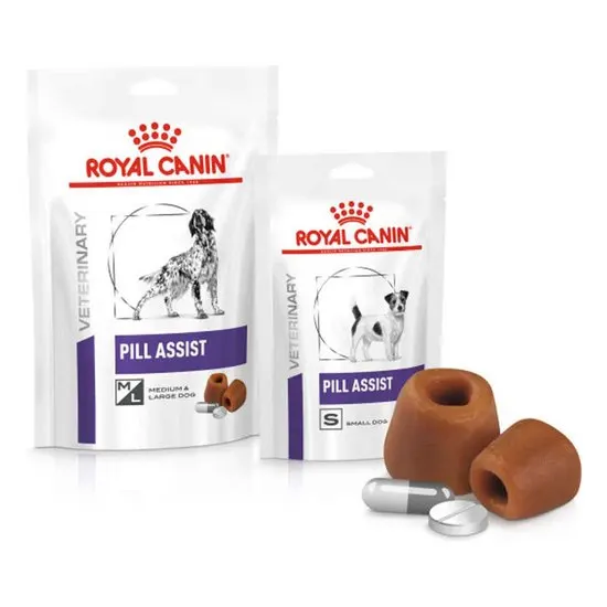 Royal Canin Pill Assist packaging for dogs on a white background