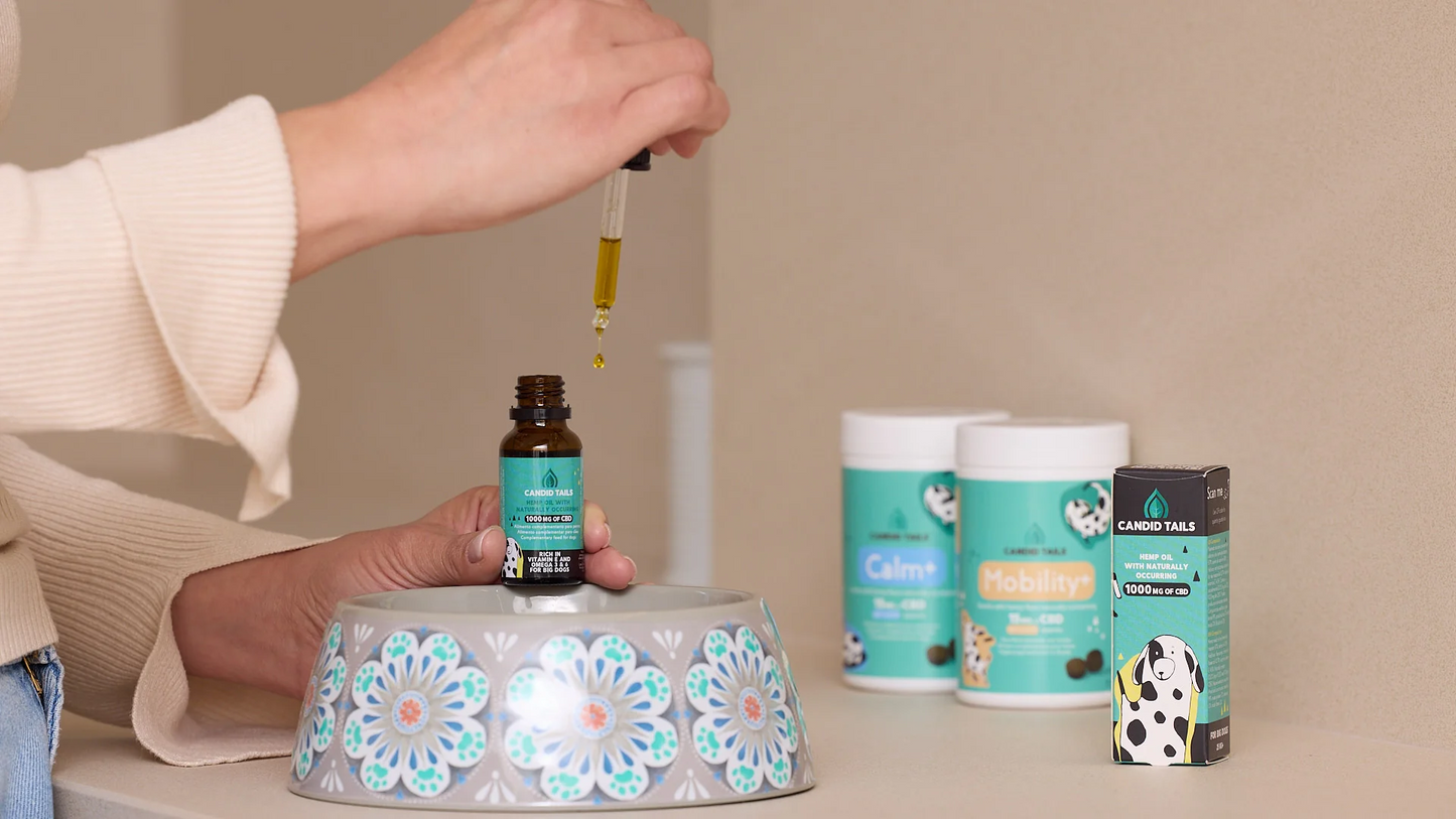 Candid Tails Hemp Oil with Natural CBD for Dogs
