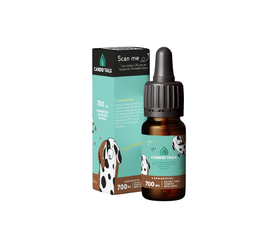 Candid Tails Hemp Oil with Natural CBD for Dogs