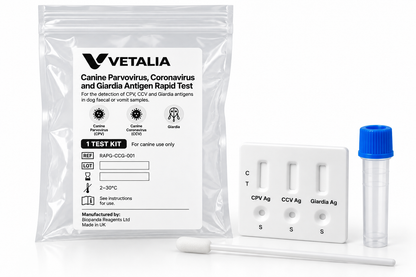 Dog Parvovirus, Coronavirus & Giardia Home Test Kit - 3-in-1