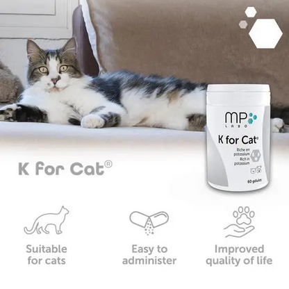 MP Labo K for Cat Potassium Capsules for Dogs and Cats (60 Capsules)