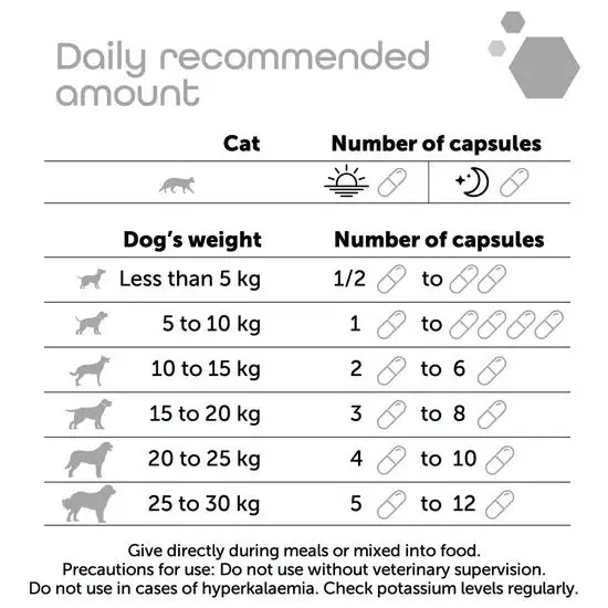 MP Labo K for Cat Potassium Capsules for Dogs and Cats (60 Capsules)