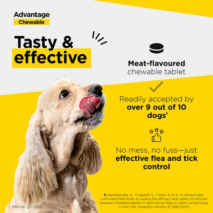 Advantage Chewable Tablets for Dogs – Flea & Tick Treatment