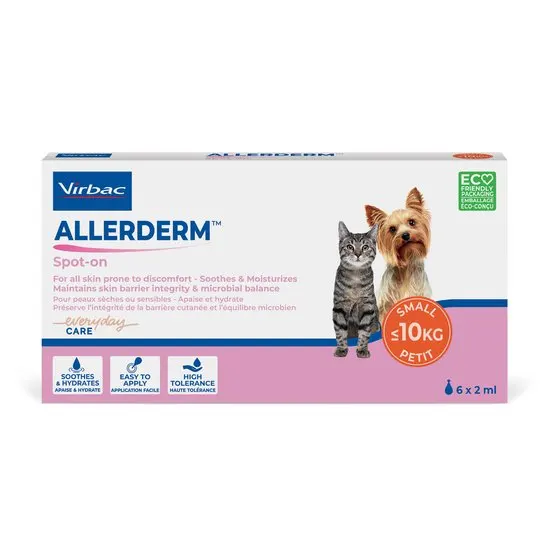 Allerderm Spot-On Epidermal Solution for Dogs and Cats
