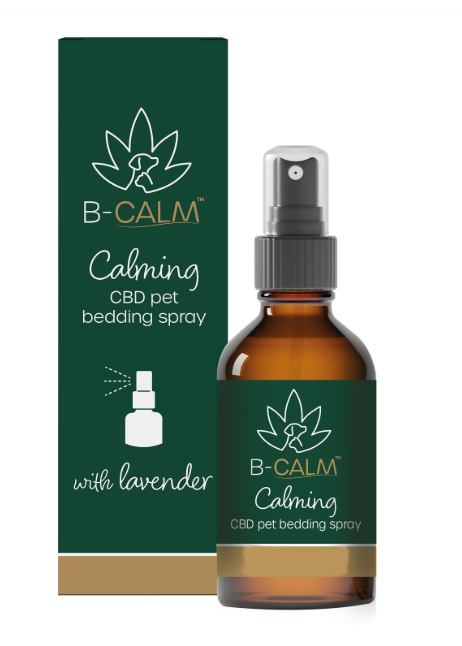 B-Calm CBD Pet Bedding Spray for Dogs & Cats