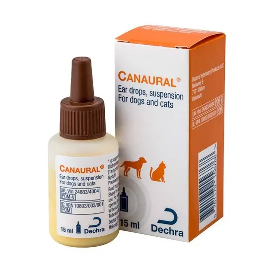 Canaural Ear Drops Suspension for Dogs and Cats