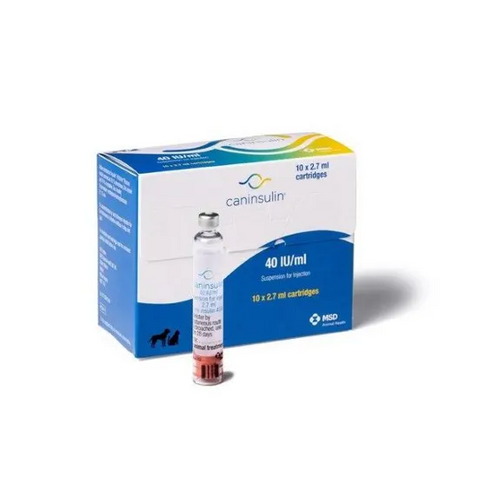 Caninsulin 40 IU/ml 2.7ml VetPen Cartridges (Pack of 10)