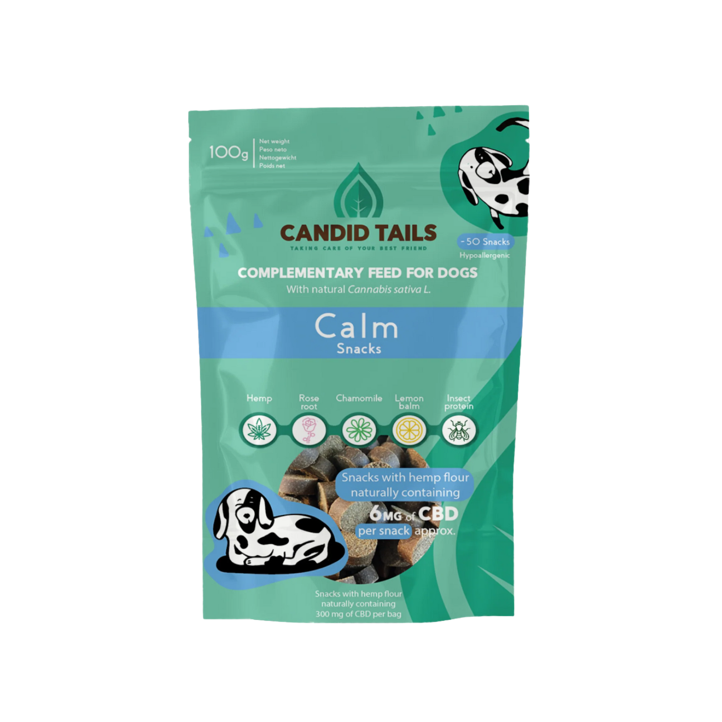 CandidTails Calm+ CBD Snacks (300mg and 900mg)