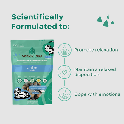 CandidTails Calm+ CBD Snacks (300mg and 900mg)