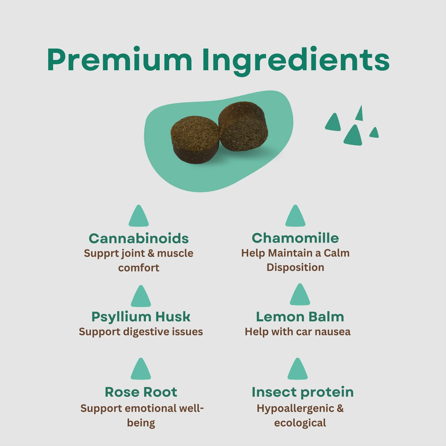 CandidTails Calm+ CBD Snacks (300mg and 900mg)