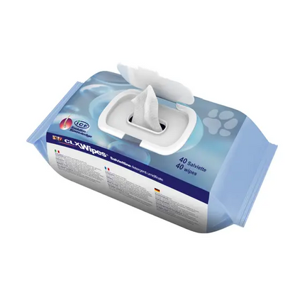 Package of CLX Wipes with a white background