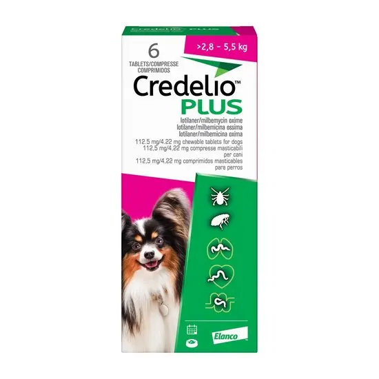 Credelio Plus Chewable Tablets for Dogs