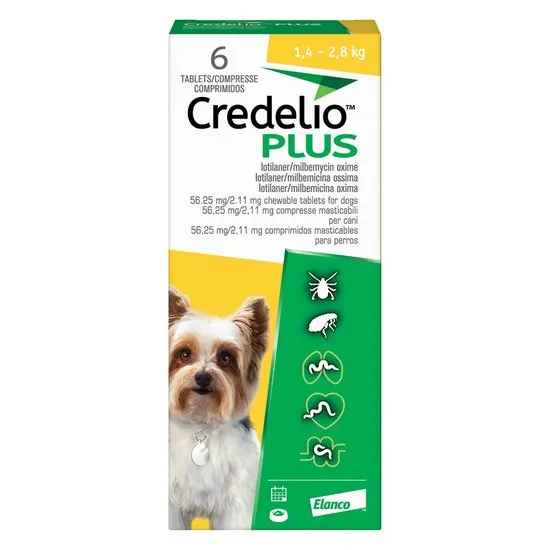 Credelio Plus Chewable Tablets for Dogs