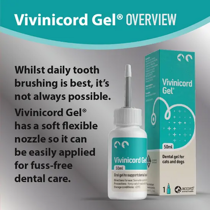 Vivinicord Oral Gel – Dental Support for Dogs and Cats (50ml)