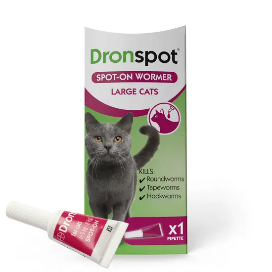 Drontal Wormer Spot-On for Cats (formerly Dronspot)