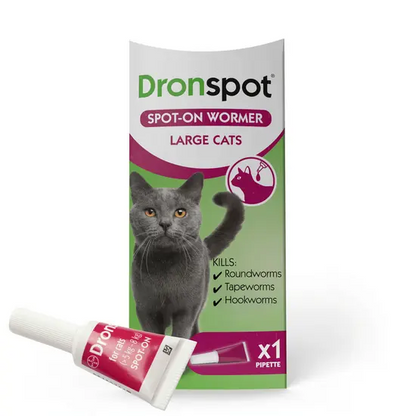 Drontal Wormer Spot-On for Cats (formerly Dronspot)