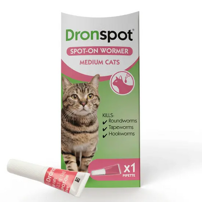 Drontal Wormer Spot-On for Cats (formerly Dronspot)