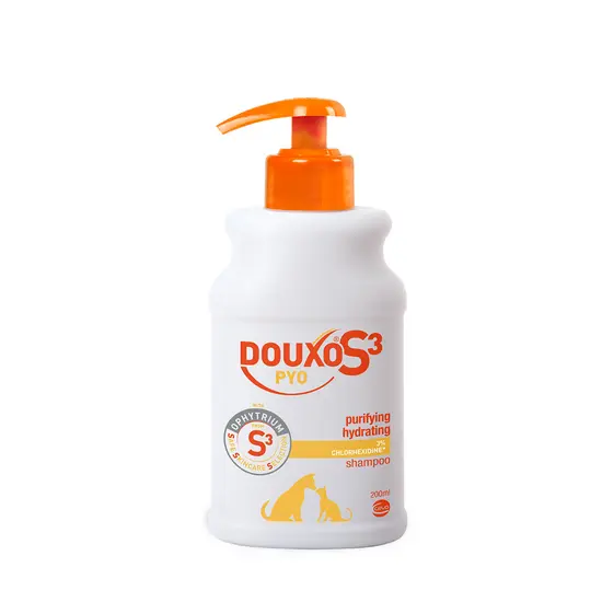 Douxo S3 Pyo Antiseptic Dog and Cat Shampoo 200ml