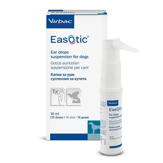 Easotic Suspension Ear Drops for Dogs 10ml