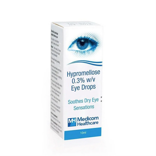 Hypromellose 0.3%wv 10ml Bottle - Lubricating Eye Drops