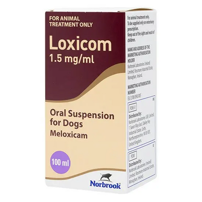 Loxicom 1.5mg/ml for the alleviation of inflammation and pain in both acute and chronic musculo-skeletal disorders in dogs