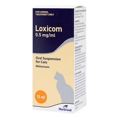 Loxicom 0.5mg/ml for the alleviation of inflammation and pain in both acute and chronic musculo-skeletal disorders in cats