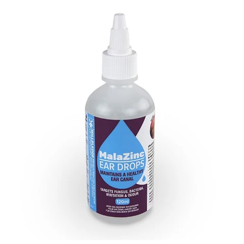 MalaZinc Ear Drops 120ml for Dogs, Cats & Rabbits