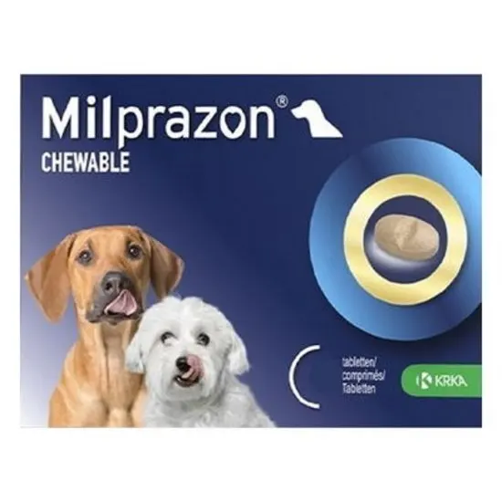 Milprazon Chewable Tablets for Dogs and Cats