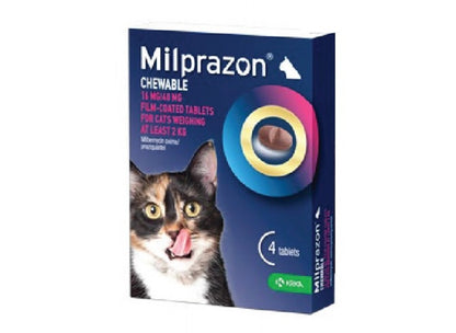 Milprazon Chewable Tablets for Dogs and Cats