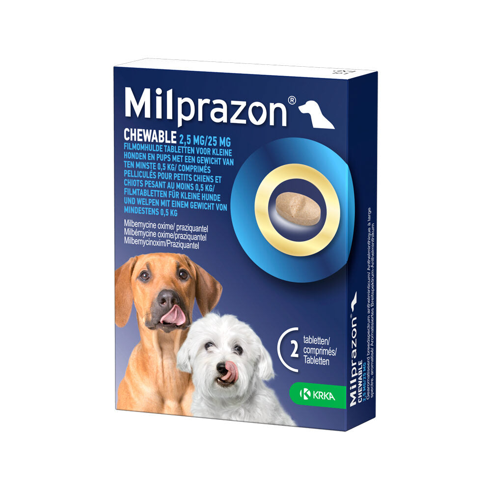 Milprazon Chewable Tablets for Dogs and Cats