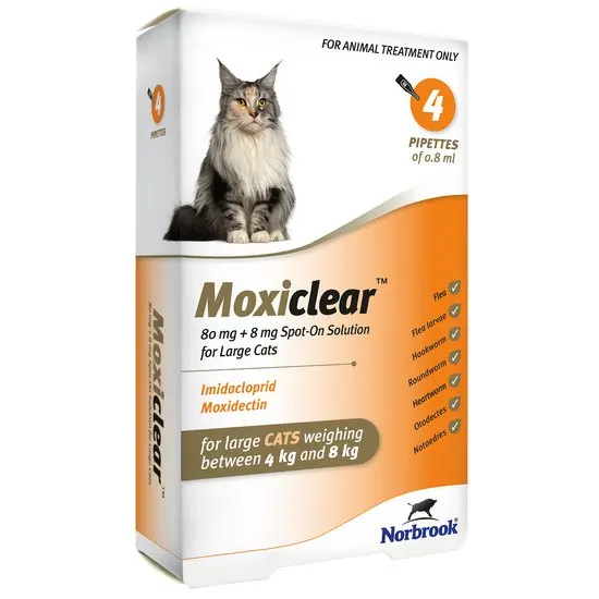 Moxiclear Spot-On Solution for Dogs, Cats and Ferrets
