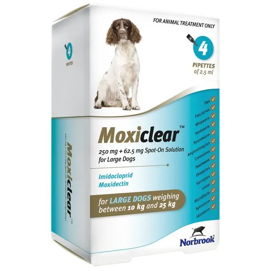Moxiclear Spot-On Solution for Dogs, Cats and Ferrets