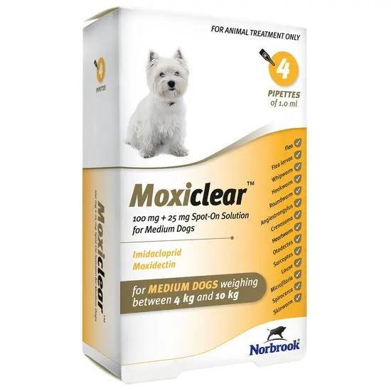 Moxiclear Spot-On Solution for Dogs, Cats and Ferrets