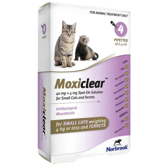 Moxiclear Spot-On Solution for Dogs, Cats and Ferrets