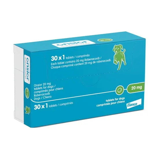 Onsior 20mg tablets for the treatment of acute pain and inflammation in dogs