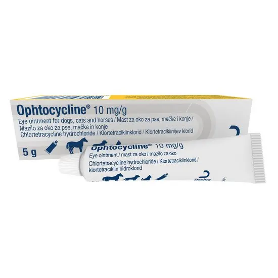 Ophtocycline Eye Ointment 10mg/g for Dogs, Cats and Horses 5g
