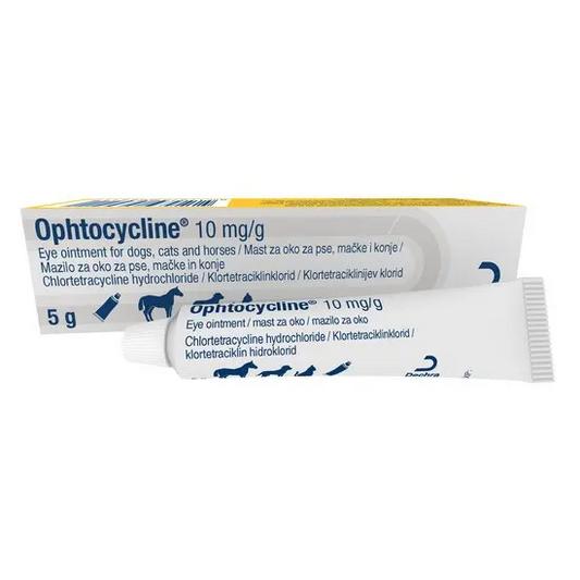 Ophtocycline Eye Ointment 10mg/g for Dogs, Cats and Horses 5g