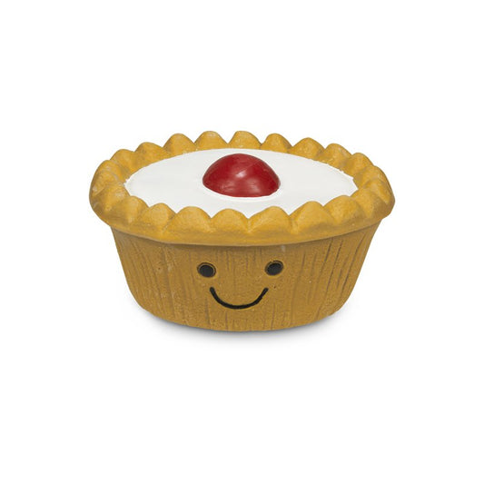 cherry bakewell toy on white background