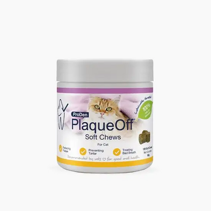 PlaqueOff Dental Soft Chews for Cats and Dogs